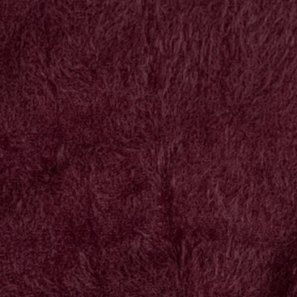 Zara Deep Burgundy Fuzzy Crew Neck Sweater - Picture 3 of 8
